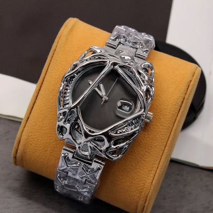 Stylish opposite sex vine watch alabaster style retro Y2K European American watches special-shaped advanced ins niche watches