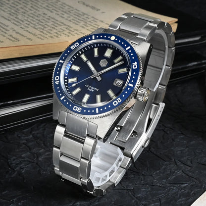 San Martin SN0007 Official Watch Automatic Mechanical Watch Sapphire Glass