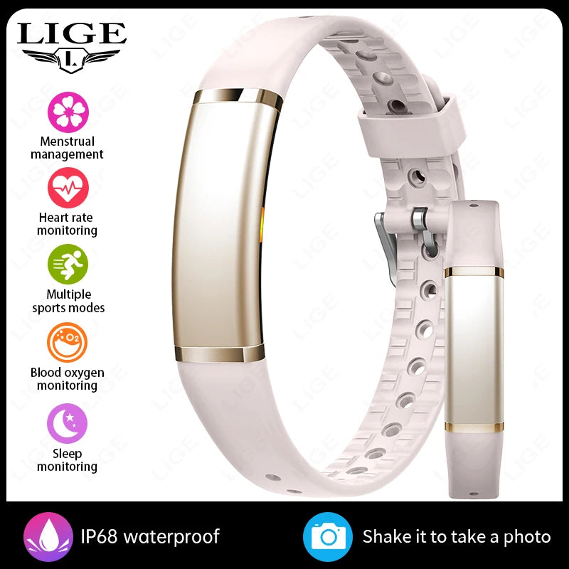 New NO Screen Smart Wristbands Men Women Fitness Sports Bracelet Heart Rate IP68 Waterproof Pedometer SmartWatch For Android iOS