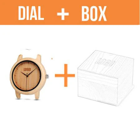 Engrave Customized Logo Fee for Bamboo Wood Watches Paper Bamboo and Wooden Gift Boxes(Only Logo Fee Do niot Include product)