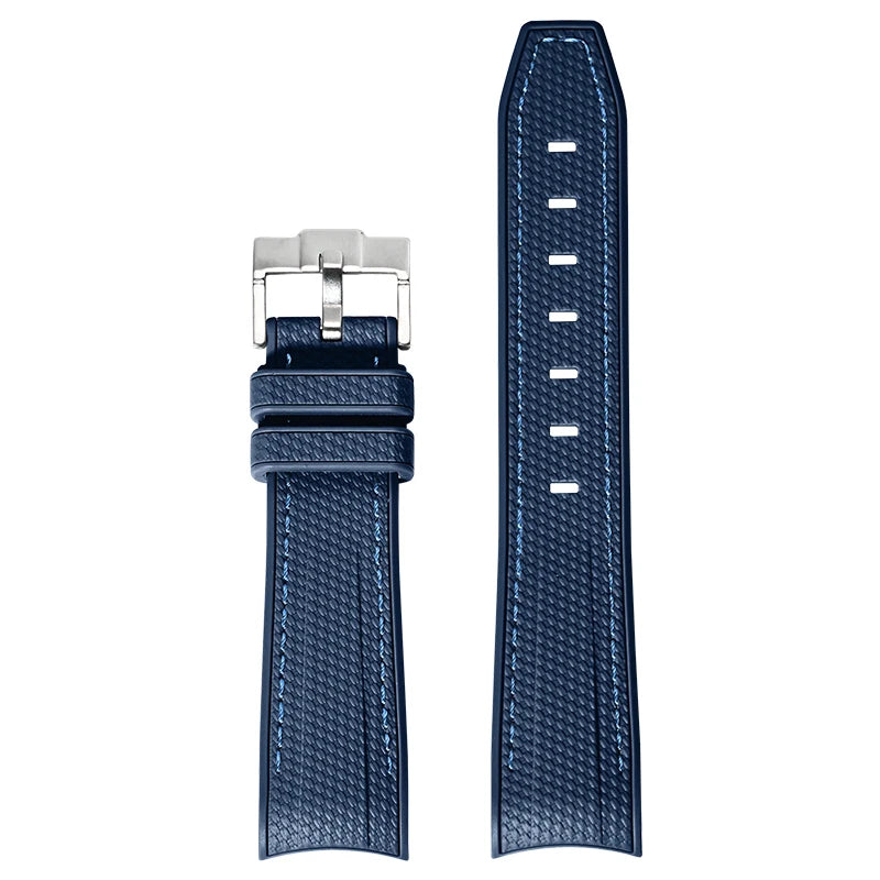 20mm Diving Strap for Omega X Swatch Joint MoonSwatch Men Women Arc Curved End TPU Rubber Bracelet for Rolex Watch Band Tools