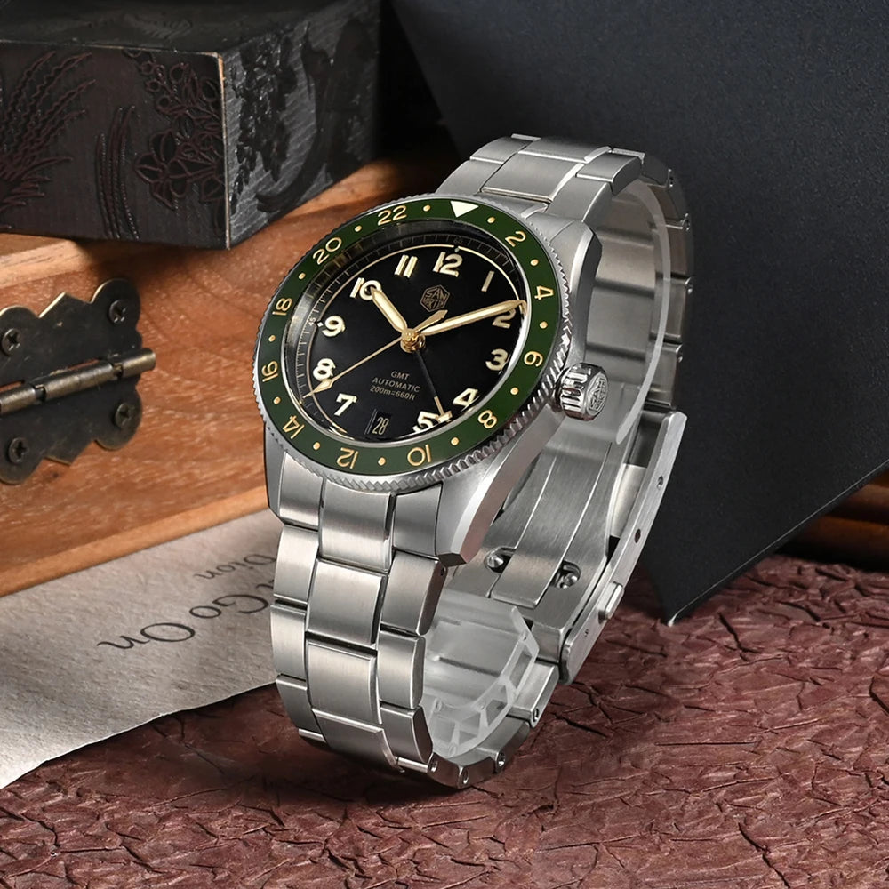 San MartinSN0140W Watch Limited Automatic Movement Sapphire Luminous