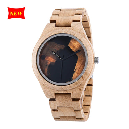 BOBOBIRD Wood Watch on Sale Fashion Quartz Men Women Watches Top Branded Wooden Bracelet Wristwatch Clearance Dropshipping