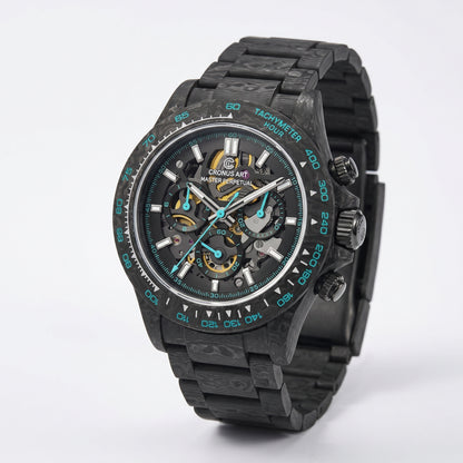 ChronoState CRONUSART CM01-027 – 42MM Automatic Chronograph Watch | Carbon Fibre Skeleton Timepiece