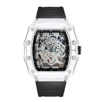 Men Watch Sports Personality Trend  Quartz Wristwatch Transparent Waterproof Male Fashion Clock Watches Gift