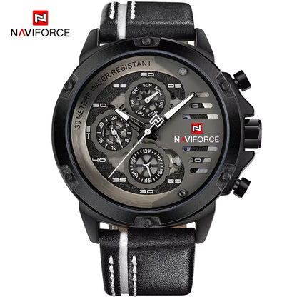NAVIFORCE New Men's Sports Military Watch Men Business Clock Wristwatches Male Luxurious Smart Casual Watches Relogio Masculino