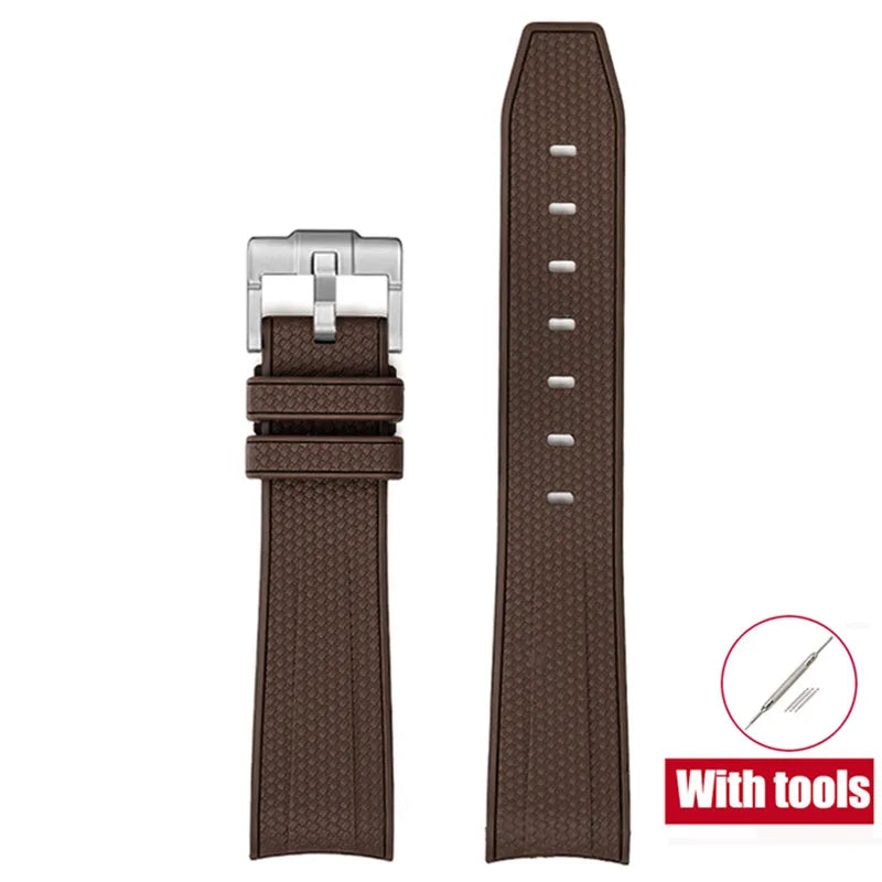 Rubber Watchband for Swatch X Omega Joint MoonSwatch Waterproof Sport 20mm Watch Strap Silicone Curved End Band for Men Women