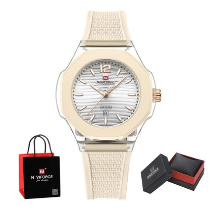 NAVIFORCE  NF6109  Watch Quartz Waterproof Silicone  Luxury