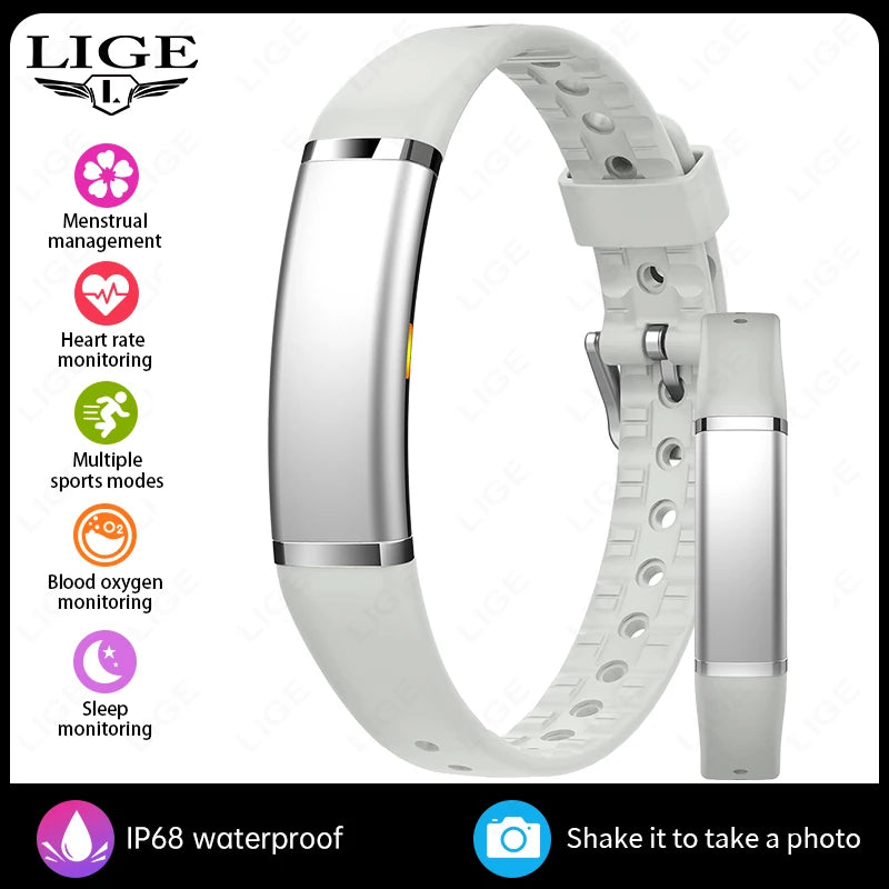 New NO Screen Smart Wristbands Men Women Fitness Sports Bracelet Heart Rate IP68 Waterproof Pedometer SmartWatch For Android iOS
