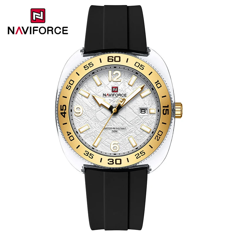 NAVIFORCE 7132 Watch with Luminous Water Resistance Quartz
