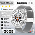 2026 Fashion New Watch 8 Ultra Classic Smar Watch GPS Compass NFC 46mm HD Call Chat GPT 3ATM Waterproof Men Watch Sports Version
