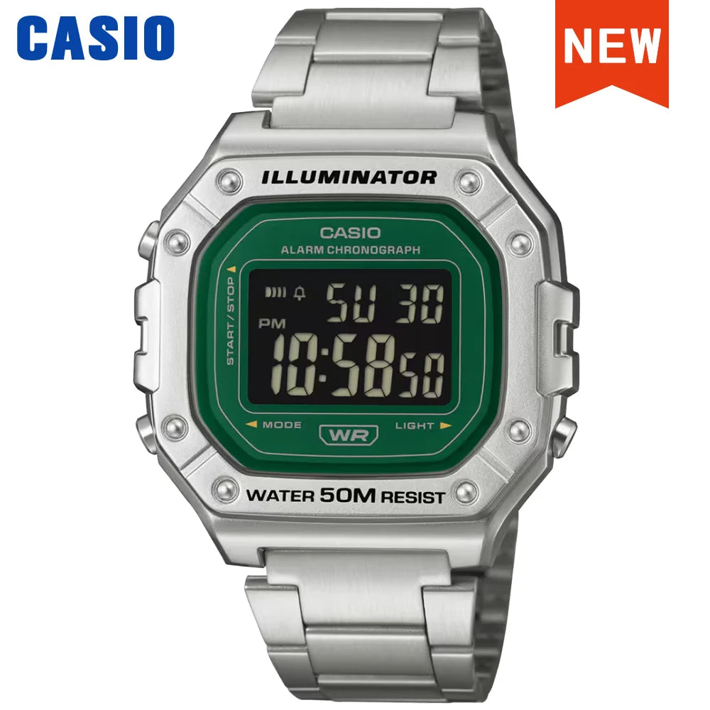 Casio watch Fashion Multifunction Watch relogio masculino W-218HD-3A 2026 New Model