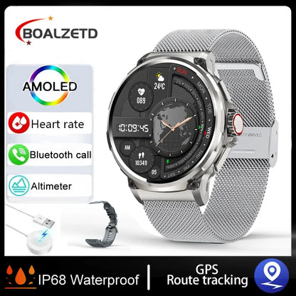 710mAh Battery Ultra GPS Smart watches Compass Watches Waterproof NEW For Men Women 2025 New Sports GPS Military Smart Watch Men