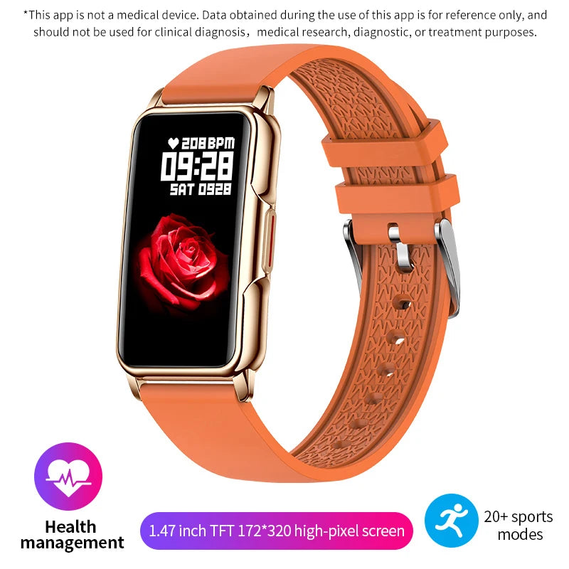LIGE Smart Watch Men Women Fitness Smart Bracelet Sport Band Heart Rate Blood Pressure Monitor Waterproof Bluetooth Call Watches