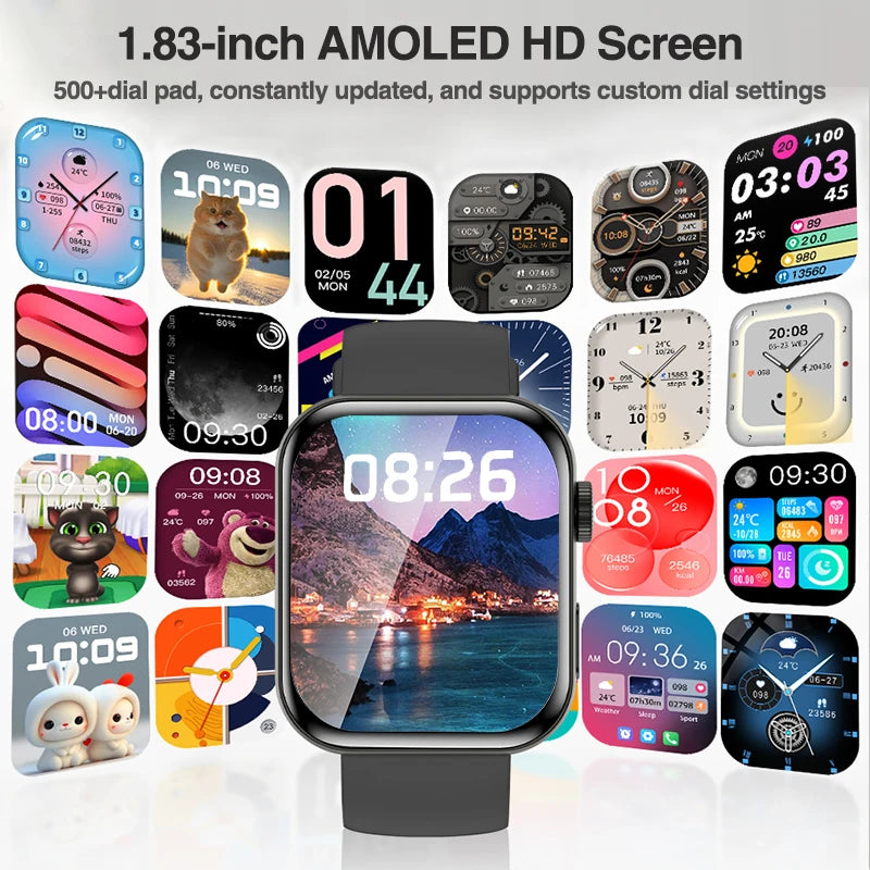 2026 New For iOS Watch Series 11 Smart Watch Ultra HD AMOLED GPS NFC Heart Rate IP68 Waterproof Sport Fitness Call Smartbracelet