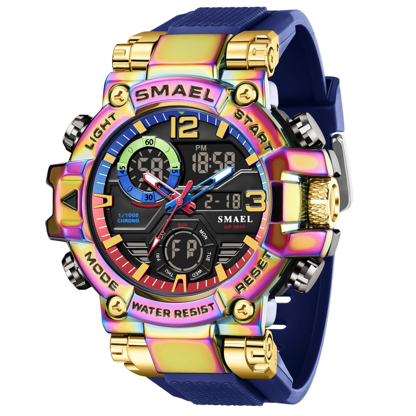 SMAEL Brand 8110 Waterproof Dropshipping Watch Alarm Clock night light Young Fashion business Quartz Sport Wristwatches
