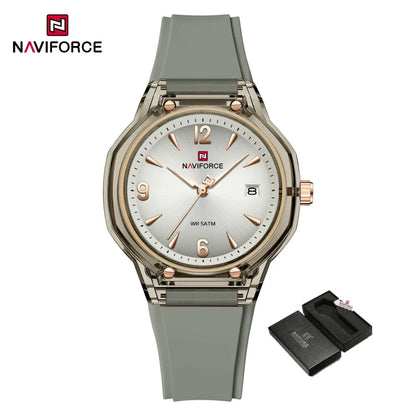 NAVIFORCE Luxury Watches for Women 2026 Ladies Fashion Quartz Calendar Waterproof Luminous Clocks