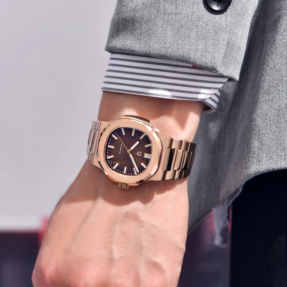 2026 New PAGANI DESIGN Top Luxury Mechanical Watch Men Stainless steel waterproof sapphire crystal Automatic Watch For Men Gift