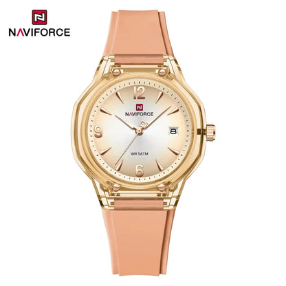 NAVIFORCE Luxury Watches for Women 2026 Ladies Fashion Quartz Calendar Waterproof Luminous Clocks