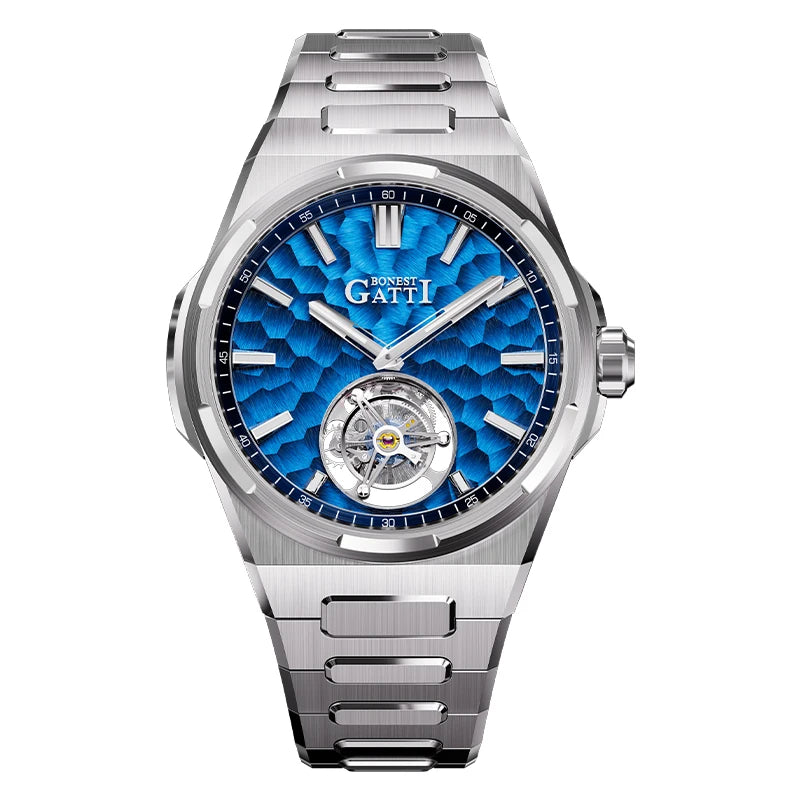ChronoState BONEST GATTI BG7005 – 43MM Tourbillon Skeleton Watch | Sapphire Crystal Mechanical Timepiece