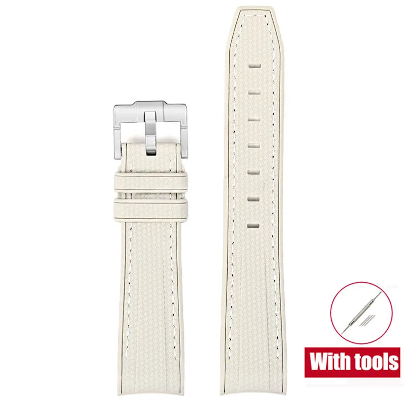 Rubber Watchband for Swatch X Omega Joint MoonSwatch Waterproof Sport 20mm Watch Strap Silicone Curved End Band for Men Women