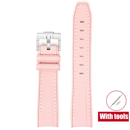 Rubber Watchband for Swatch X Omega Joint MoonSwatch Waterproof Sport 20mm Watch Strap Silicone Curved End Band for Men Women