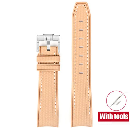 Rubber Watchband for Swatch X Omega Joint MoonSwatch Waterproof Sport 20mm Watch Strap Silicone Curved End Band for Men Women