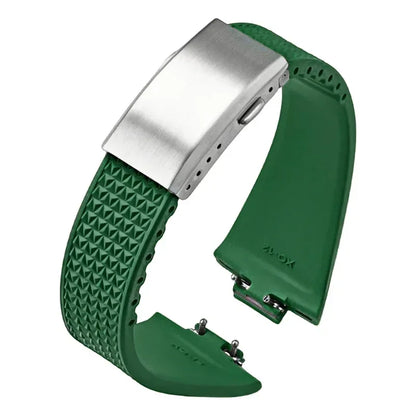 Fluoro Rubber Strap for Tissot PRX Series Super Player 35mm 40mm FKM Women Men Quick Release Folding Buckle Watch Band 11mm 12mm
