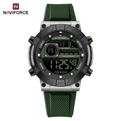 NAVIFORCE Men Watches Digital Quartz Silicone Military Watches for Men Chronograph Sport Waterproof Date Wrist Watch Man Clock
