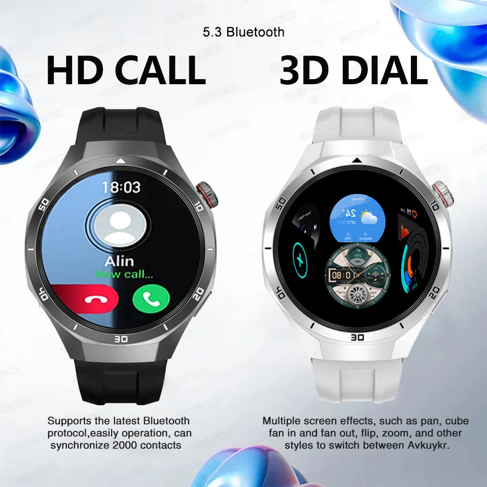 2026 New Watch 5 Pro GPS Map Navigation Smartwatch 32G memory Video Music Play NFC Call Titanium alloy Waterproof Smartwatch Men