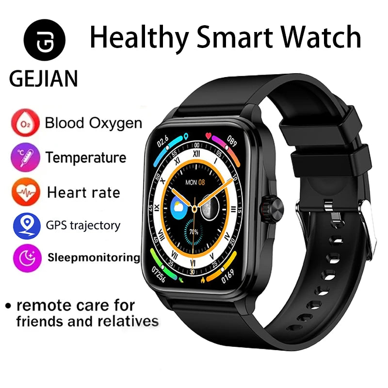 2026 Health Smart Watch Heart Rate Blood Oxygen Blood Pressure Monitoring Bluetooth Call IP67 GPS Track Tracking Smartwatches