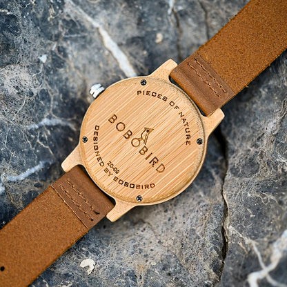BOBO BIRD Bamboo Wood Watches Men Top Luxury Personality Wristwatch for Him Valentine's Day Gifts Clock Simple Dropshipping OME