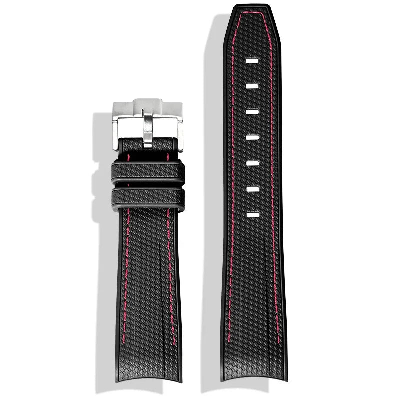 Rubber Watchband for Swatch X Omega Joint MoonSwatch Waterproof Sport 20mm Watch Strap Silicone Curved End Band for Men Women