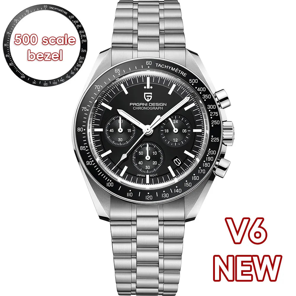 2026 New PAGANI DESIGN Tribute to CK2998 Moon Watch Retro Luxury Quartz Watches For Men Stainless steel Sport Chronograph Man