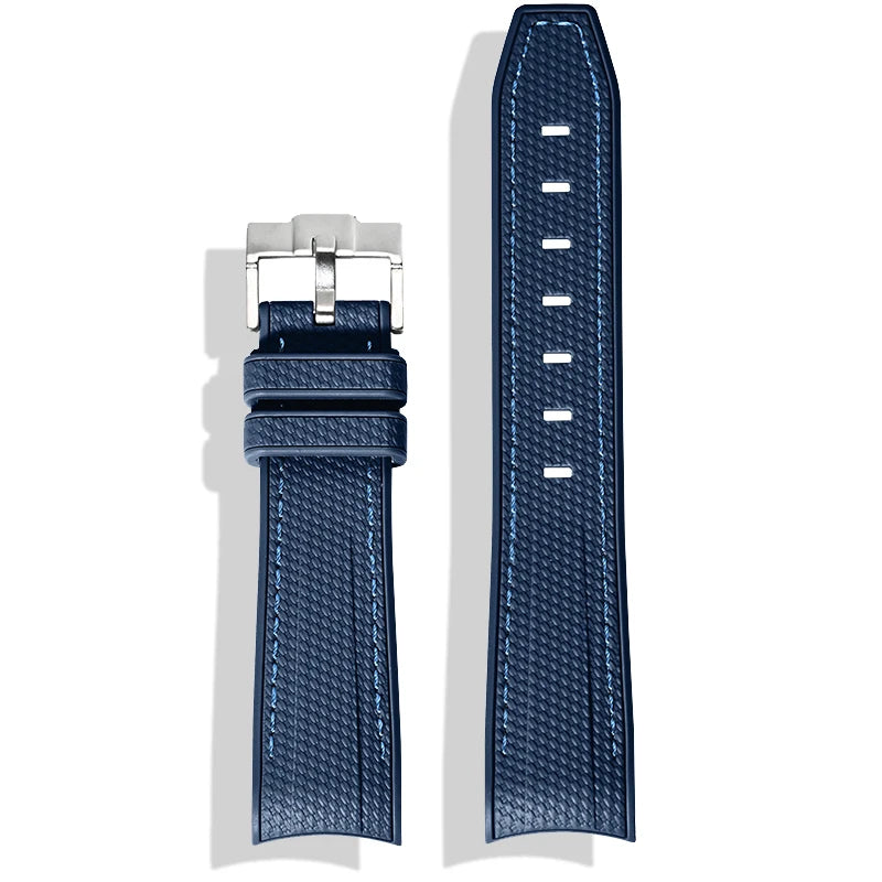 Rubber Watchband for Swatch X Omega Joint MoonSwatch Waterproof Sport 20mm Watch Strap Silicone Curved End Band for Men Women