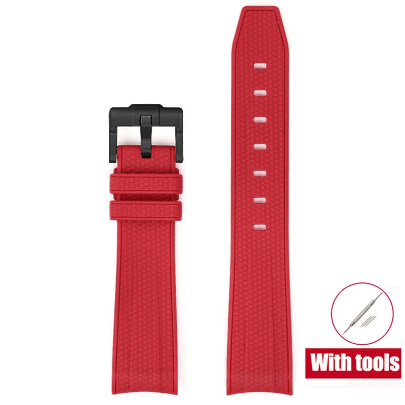 Rubber Watchband for Swatch X Omega Joint MoonSwatch Waterproof Sport 20mm Watch Strap Silicone Curved End Band for Men Women