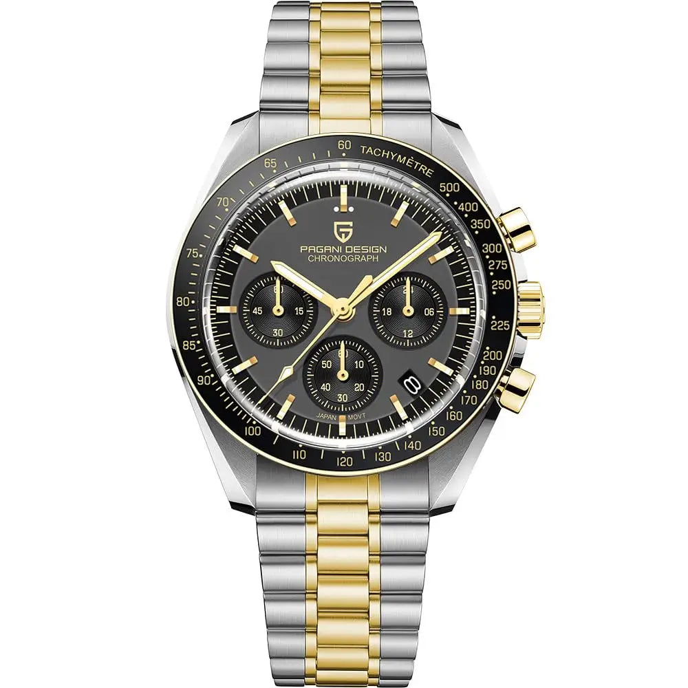 2026 New PAGANI DESIGN V5 Moon Men's Watches Top Luxury Quartz Watch For Men Chronograph Waterproof Sport Stainless Steel Clock
