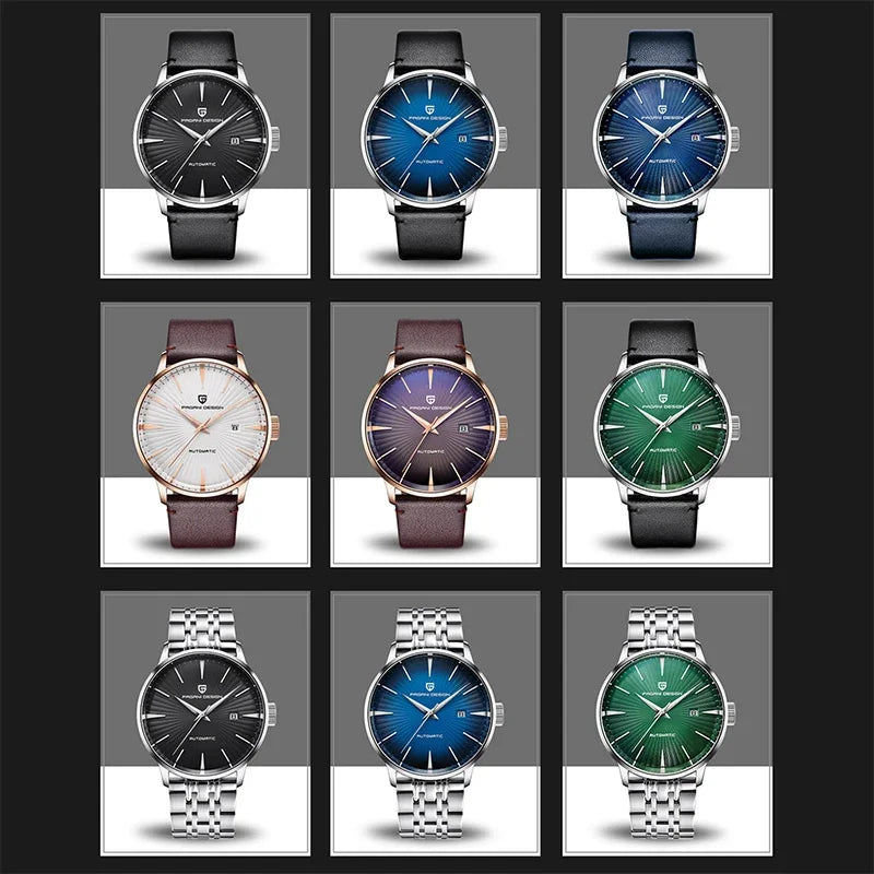 2026 New PAGANI DESIGN Men's Mechanical Watches Top Brand Luxury Automatic Watch For Men Stainless Steel Sports Waterproof Clock