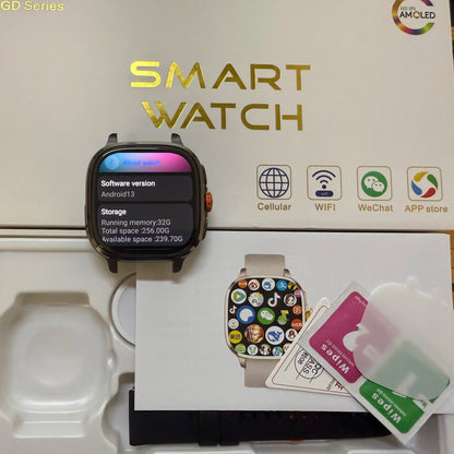Newest Android 13.0 Smartwatch 5G Full Netcom Smart Watch With 190° Rotary Camera GPS Position WIFI NFC 2100mAH Battery 2.4inch