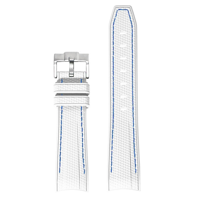 Rubber Watchband for Swatch X Omega Joint MoonSwatch Waterproof Sport 20mm Watch Strap Silicone Curved End Band for Men Women