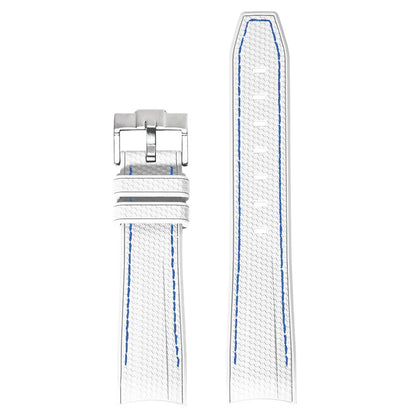 Rubber Watchband for Swatch X Omega Joint MoonSwatch Waterproof Sport 20mm Watch Strap Silicone Curved End Band for Men Women