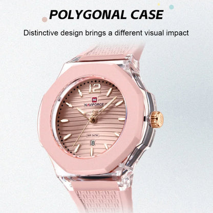 NAVIFORCE  NF6109  Watch Quartz Waterproof Silicone  Luxury