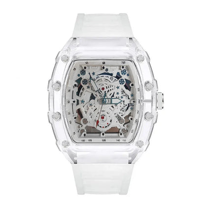Men Watch Sports Personality Trend  Quartz Wristwatch Transparent Waterproof Male Fashion Clock Watches Gift