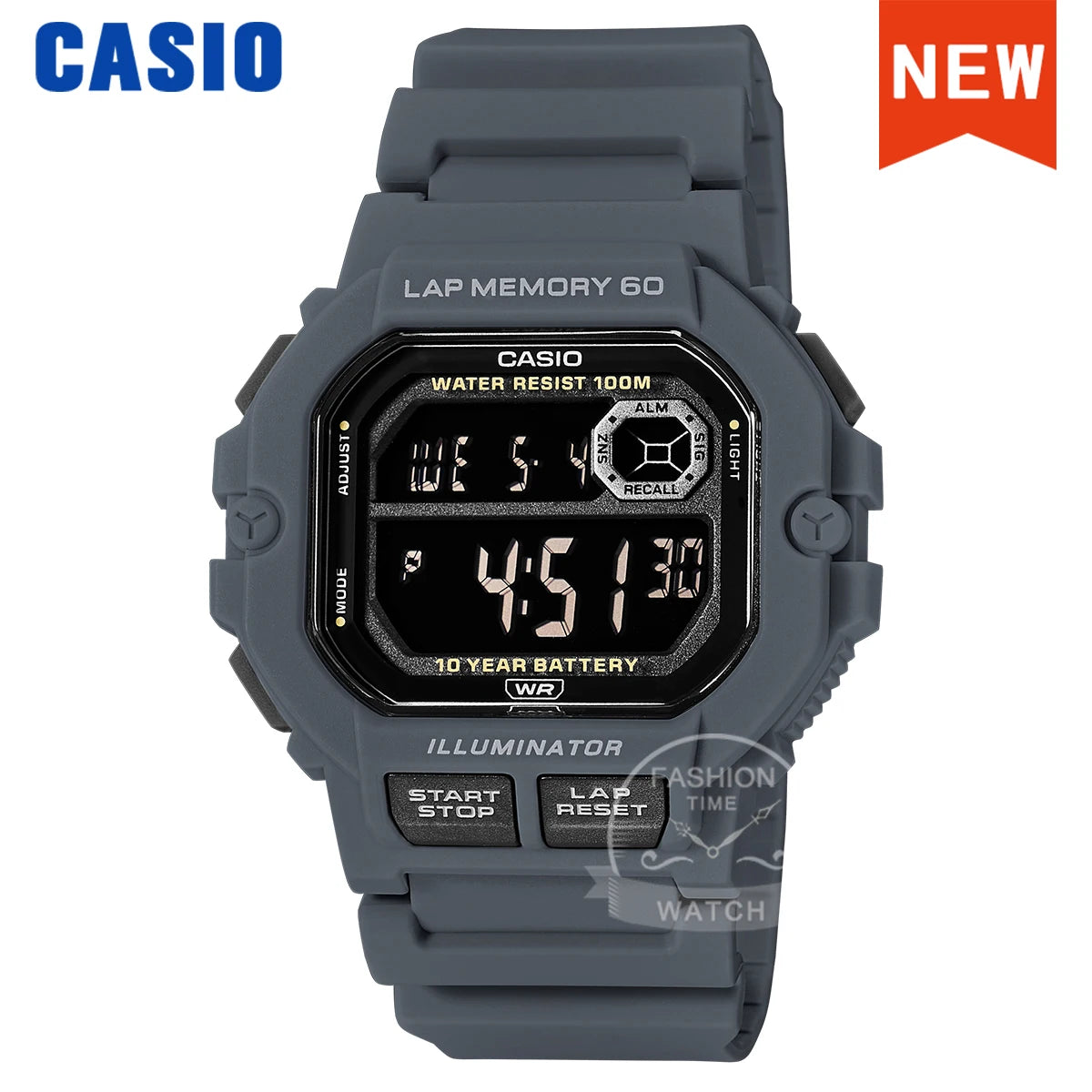 Casio watche for men Multifunctional square waterproof reloj hombre  WS-1400H-2A
