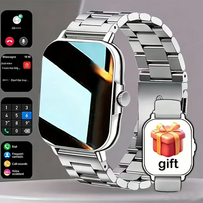 LAXASFIT 2026 New Smartwatch Bluetooth Calling Music Playback Heart Rate & Blood Pressure Monitoring Unisex Holiday Gift