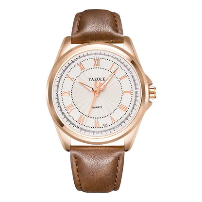 ChronoState YAZOLE – Luxury Quartz Men’s Watch | Classic Business Analog Wristwatch