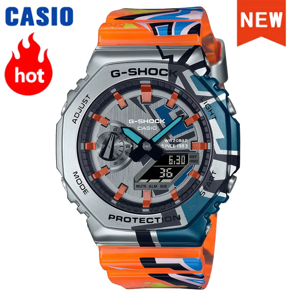 2026 nEw Casio GM-2100 series dopamine color trend sports watch G-SHOCK multi-functional sports couple watch fashion item luxur