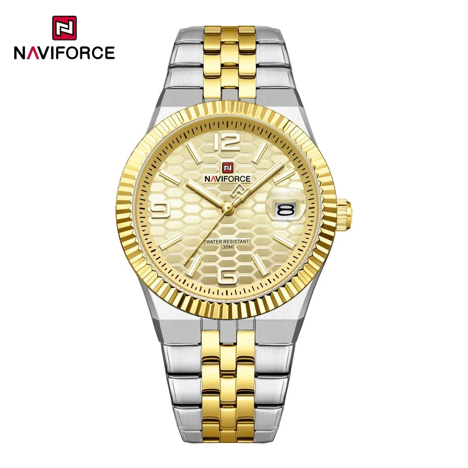 NAVIFORCE NF9277 Quartz Watch Stainless Steel Water-Resistant