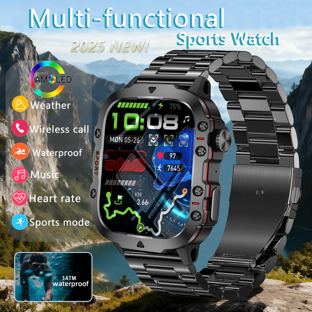 2026New NFC Smat Watch Women 1.96-inch Blood Pressure Heart Rate Bluetooth Call Female Health Smarwatches Ladies For Android IOS