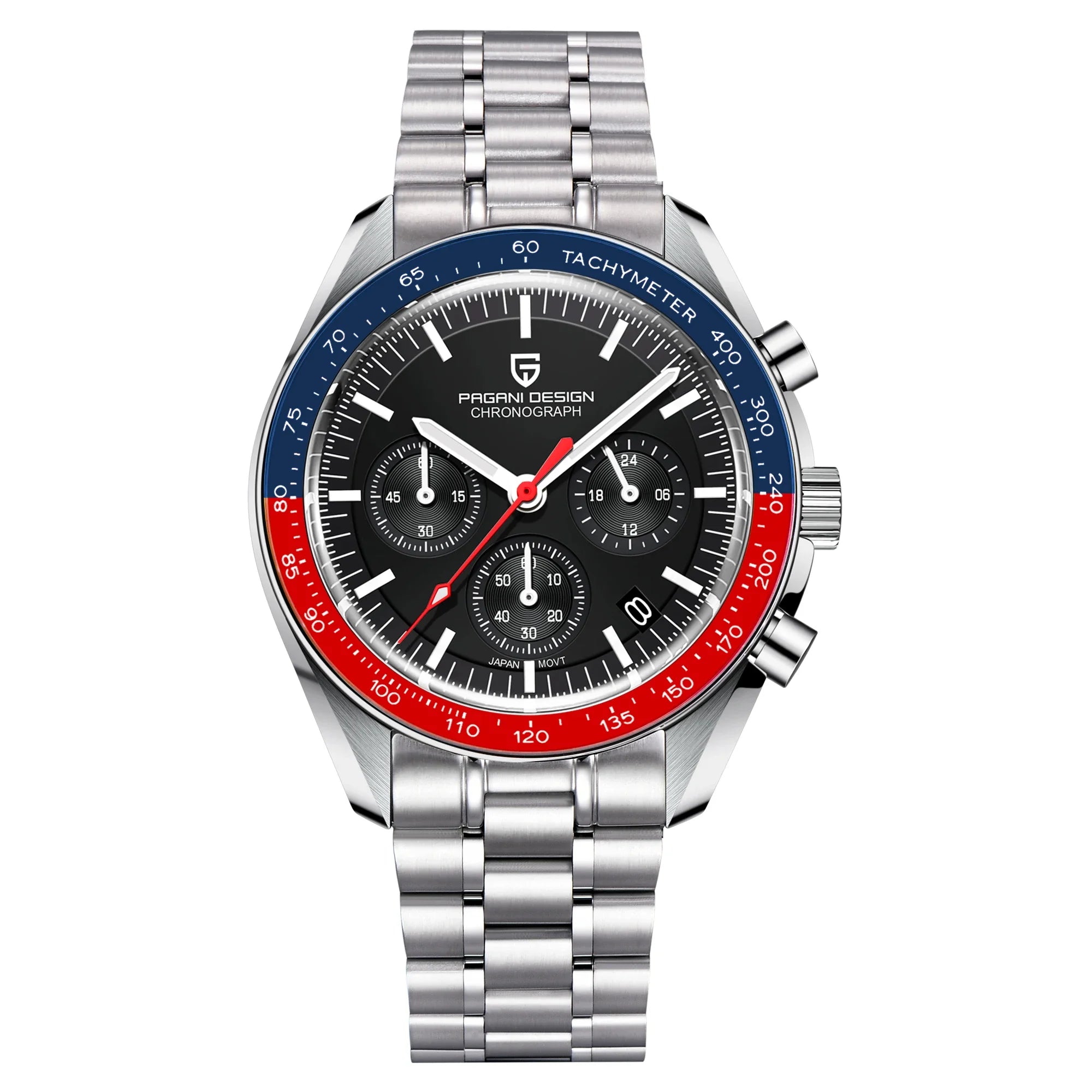 2026 New PAGANI DESIGN Mens Watches Top Brand Luxury Automatic Quartz Chronograph Waterproof Sport Stainless Steel Clock Relogio